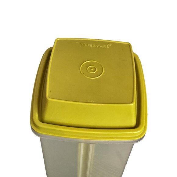 Vintage Tupperware Pickle Keeper Clear Avocado Green Top 3 Piece Set - Picture 5 of 8